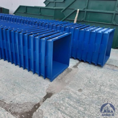 Контейнер металлический для мусора объём 1,1 м³ (евроформа)  купить в Пскове