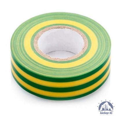 Лента изоляционная ПВХ (Авалон) 15 мм жёлто-зелёная купить в Пскове