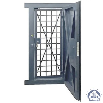 Дверь решётчатая металлическая 900х2100 мм купить в Пскове