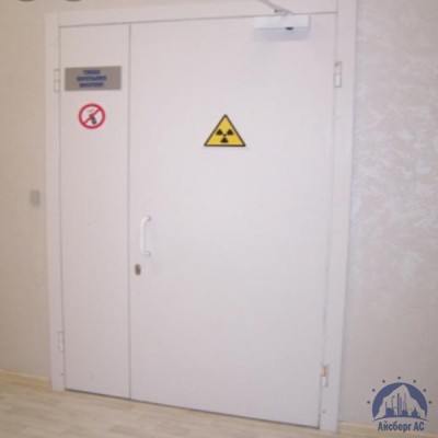 Рентгенозащитная алюминиевая дверь 1070х2080-1 мм купить в Пскове
