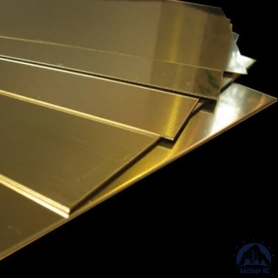 Плита латунная 82х600х1500 мм Л90 ГОСТ 2208-2007 купить в Пскове