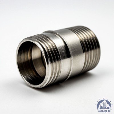 Ниппель переходной нержавеющий DN 32х15 1 1/4"-1/2" 42,4х21,3 мм AISI 316 двойной НР-НР купить в Пскове